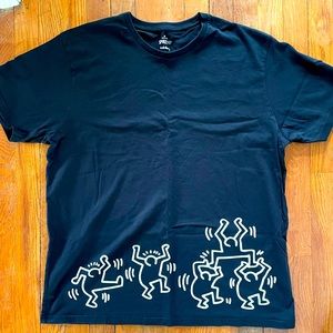 Keith Haring Print Men’s T-Shirt. Size XL